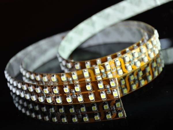  Светодиодная лента LED CRYSTALIGHT FS IP20, 240-3528, белая, EPISTAR (A24), 1м, 240 диодов SMD 3528, на самоклеящейся основе 3M, питание 24В