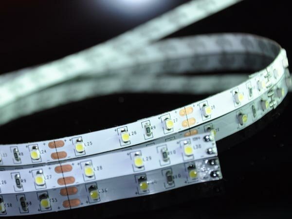 Светодиодная лента LED CRYSTALIGHT FS IP20, 60-3528, белая, EPISTAR (A12), 1м, 60 диодов SMD 3528, на самоклеящейся основе 3M